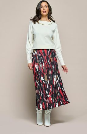 Mart Visser Ryen Print Rok Taupe / Multi