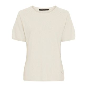 BTF-CPH Btfcph - Cashmere & Merino T-Shirt - Dames - Truien - Beige - Maat: XL Kasjmier