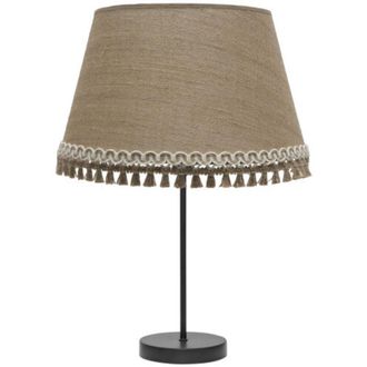 Fabrilamp Sobremesa Alto Serie Ada Acabado Negro/arena - Fabrilamp