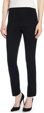 Ming Wang Straight Leg Knit Pants in Black at Nordstrom, Size Medium
