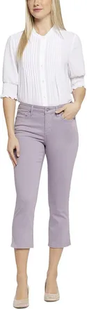 NYDJ Nydj Chloe Lilac Chalk Capri Jean