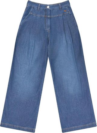 Munthe Jeans, Dames, Blauw, W32, Wide Jeans