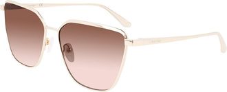 Calvin Klein CK22104S 718 Mens Sunglasses Gold Size 60