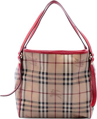 Burberry Pre-owned Burberry Small Haymarket Check Coated Canvas Canterbury Tote Ladies 8841OXXZ3WX6032S