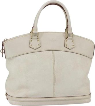 Louis Vuitton Pre-owned Vintage Handtas - Dames - Vintage Handtas - Wit - ONE Size - Leer - Vintage
