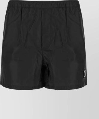 Valentino Garavani nylon swim shorts with elastic waistband and side pocket