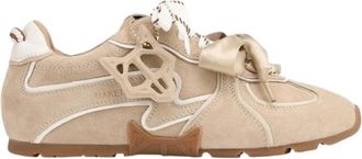 Naked Wolfe Adored - Dames - Sneakers - Beige - 37 EU - Katoen - Schoenen
