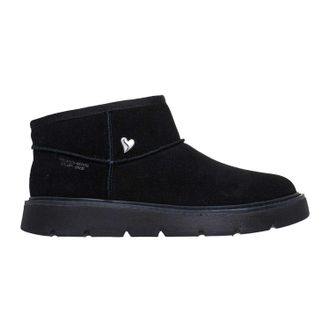 Skechers Comfortabele su&egrave;de enkellaarsjes voor dames (Zwart)