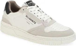 AllSaints Regan Low Top Sneaker in Chalk White/black at Nordstrom Rack, Size 13