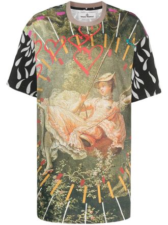 Vivienne Westwood T-shirt van biologisch katoen - Groen