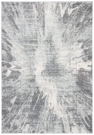 Safavieh Alfombra contempor&aacute;neo de polipropileno blanco/gris, 122 x 183 cm