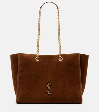 Saint Laurent Niki Large suede tote bag