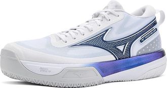 Mizuno Mizuno Neo Jump Volleyball Shoes White/Estate Blue : Mens 11.5 - Womens 13 Medium, Synthetic