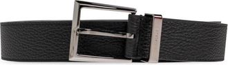 Ferragamo Geklede Riem - Heren - Riemen - Zwart - 105 CM - Leer - Accessoires