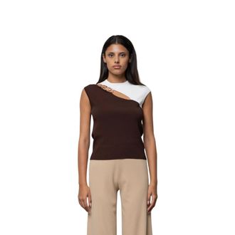 Kaos Kaos, Dames, Tops, Veelkleurig, Maat: XS Viscose