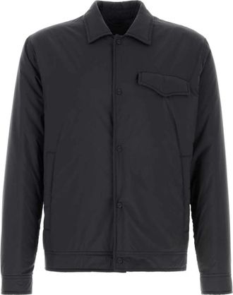 Herno Polyester Jas - Heren - Zomerjassen - Blauw - 2XL - Polyester - Jassen