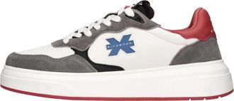 John Richmond Sneakers van su&egrave;de en eco-leer - Heren - Sneakers - Veelkleurig - 43 EU - Leer - Schoenen
