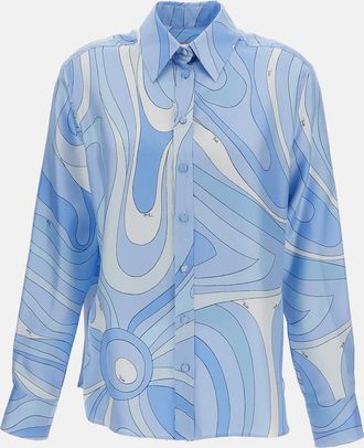 Emilio Pucci Camicia In Stampa Marmo