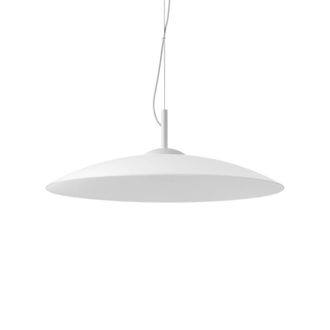 Netlighting Eclipse Dome Pendant Ceiling Light White 1x GX53