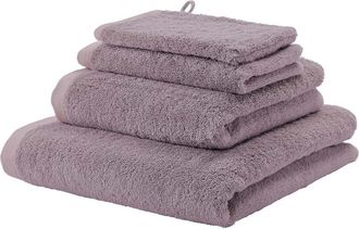 Aquanova Jacquard gewebtes Design Handtuch London Malva - in verschiedenen Grössen