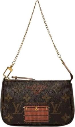 Louis Vuitton Pre-owned Mini Pochette Accessoires - - Pre-owned - Donna - Marrone - ONE SIZE