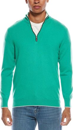 N.Peal N.Peal Carnaby Cashmere 1/2-Zip Sweater