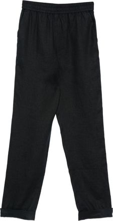 Emporio Armani Womens Linen Trousers