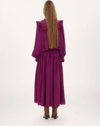 Chlo&eacute; Blouse - Violet