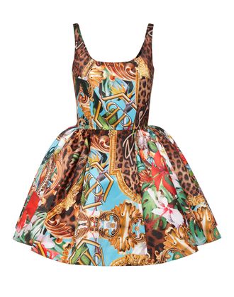 Philipp Plein Korte Jurk Baroque