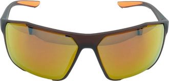 Nike Occhiali da sole Windstorm rettangolari - Marrone