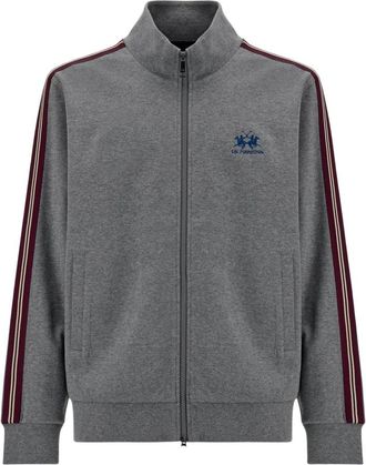 La Martina Sudadera con cremallera Interlock - Sweatshirts & Hoodies - Hombre - Gris - XL
