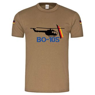 Copytec BW Tropen B&ouml;lkow BO 105 Helicopter Original Tropical Shirt 14895 - Green - Large