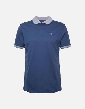 Barbour Mens Barbour Hertiage Mens Dark Demin Blue Cornsay Polo Shirt - Navy - Size: 38