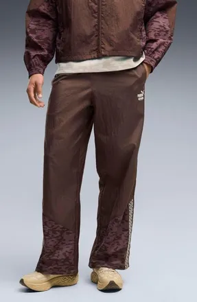 Puma x FMRF x Salehe Bembury Warm-Up Pants (Nordstrom Exclusive) in Chocolate Brown at Nordstrom, Size X-Large