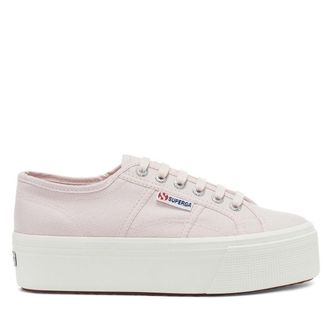 Superga Womens/Ladies 2790 Linea Up Down Trainers (Pinkish/Avorio) - Pink & White - Size UK 5.5