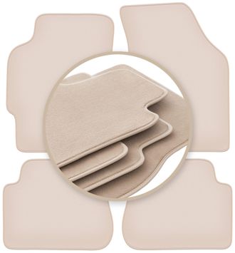 OEM Alfombrillas Premium Beige Para: Kia Shuma Sed&aacute;n 1997-2004