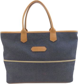 Longchamp blue blue Handbag (Pre-Owned)