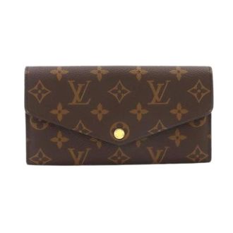 Louis Vuitton Pre-owned Long Wallet (bi-fold) - - Pre-owned - Donna - Marrone - ONE SIZE