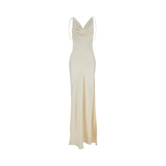 Andamane Gowns, female, Beige, Size: M Vera Maxi Dress