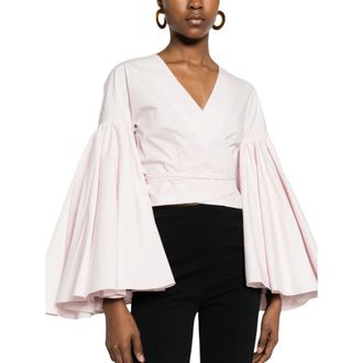 Jacquemus Blouses, female, Pink, Size: 2XS Le Cache Coeur Paysan Top