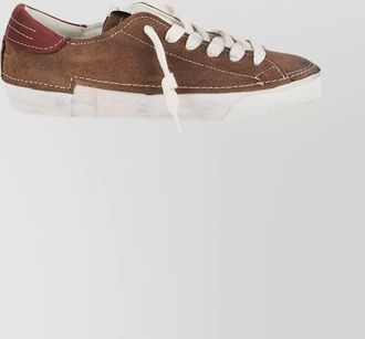 Philippe Model low-top suede sneakers rubber sole