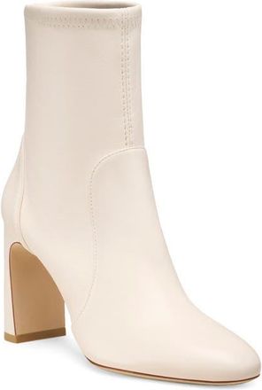 Stuart Weitzman Babette Bootie 85 in Cream at Nordstrom, Size 6.5