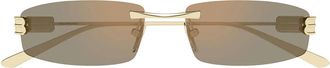 Balenciaga Sunglasses Bb0488 S 003 Gold/Pink Men