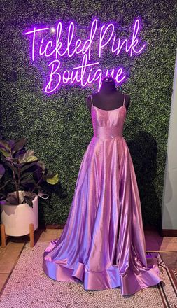 Sherri Hill Womens Lace Up Back Prom Dress In Orchid