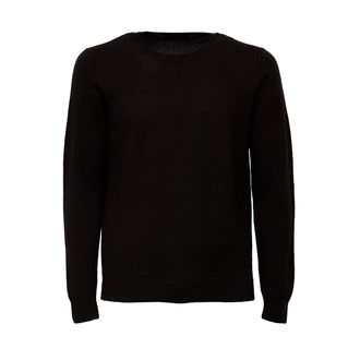 Zanone Honey-Comb Textured Elastic Ribbed Crewneck Sweater
