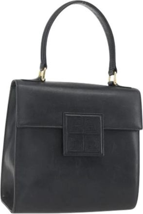 Givenchy Pre-owned Handbags, female, Black, Size: ONE SIZE Pre-owned Leather Handbag