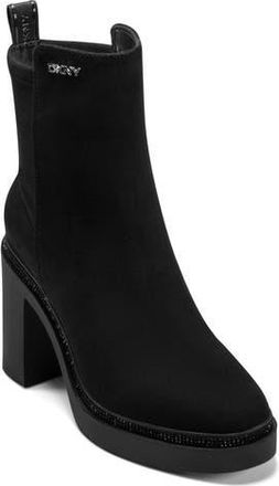 DKNY Telsi Platform Bootie in Black at Nordstrom Rack, Size 8.5