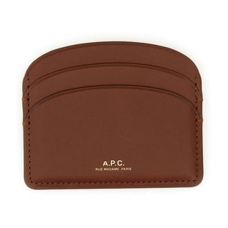 A.P.C. A.p.c. - Porte-Cartes Demi-Lune - Dames - Accessoires - Bruin - Maat: ONE Size