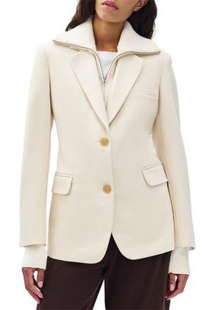 Rag & Bone Frank Ponte Knit Blazer in Turtledove at Nordstrom Rack, Size 14