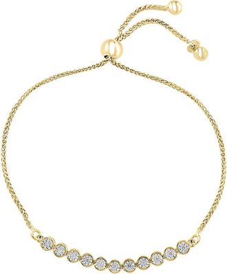 Effy Diamond Bezel Slider Bracelet in Gold at Nordstrom Rack